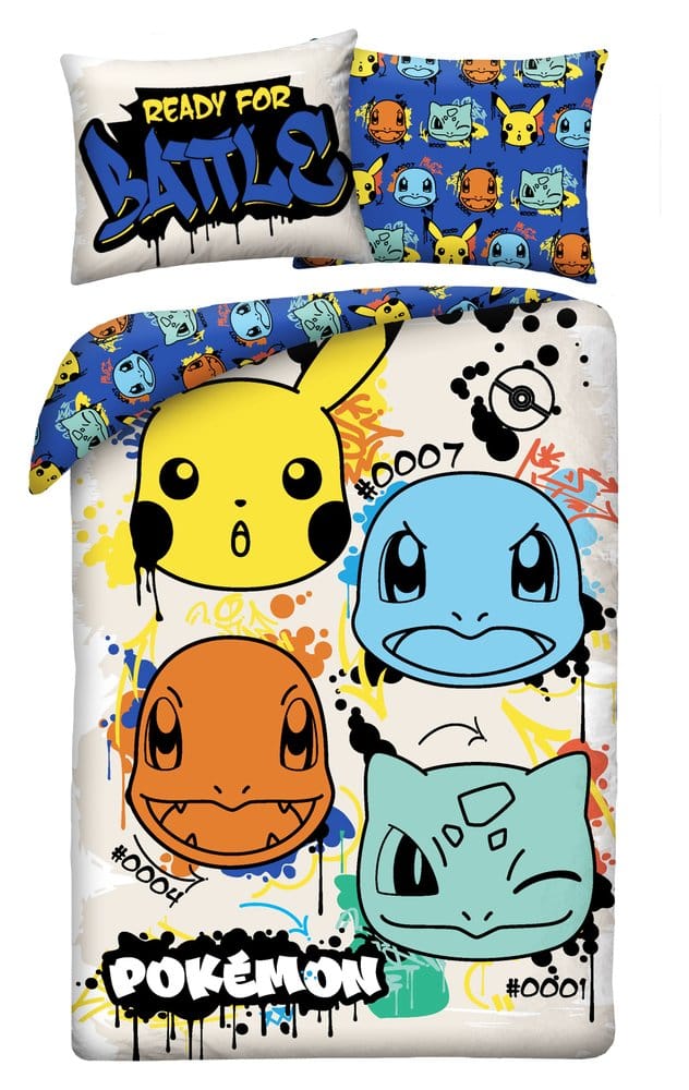 Pokémon Duvet Set Ver. 17 140 x 200 cm / 70 x 90 cm
