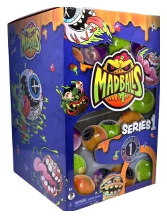 Mad Balls Bouncy Balls Display (40)