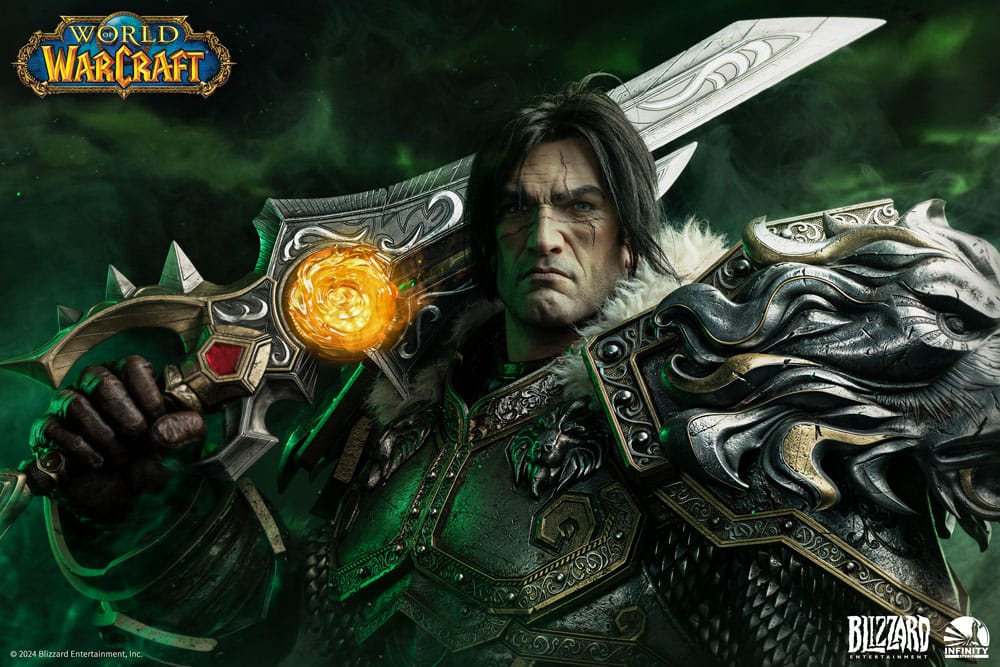 World of Warcraft Life Size Bust 1/1 Varian Wrynn 120 cm