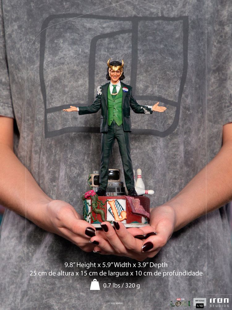 Loki Art Scale Statue 1/10 Loki President Variant 25 cm