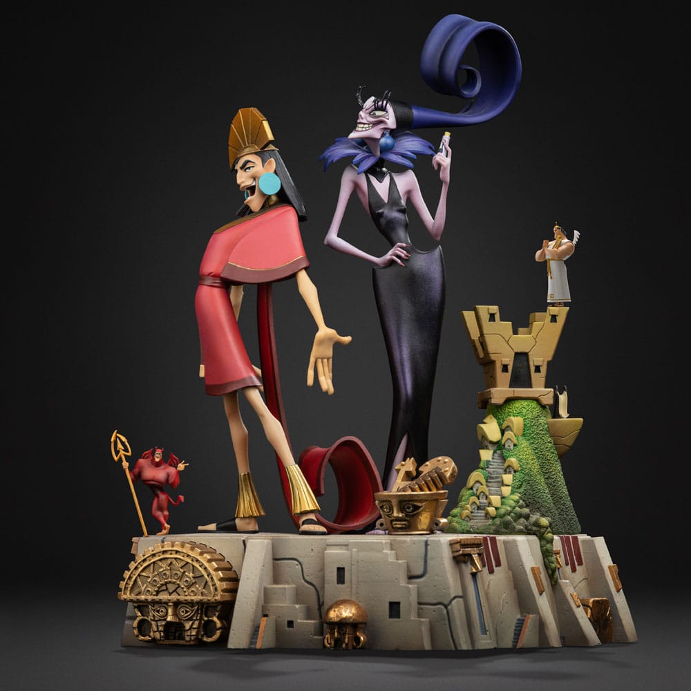 The Emperor's New Groove Deluxe Art Scale Statue 1/10 Kuzco & Yzma 28 cm