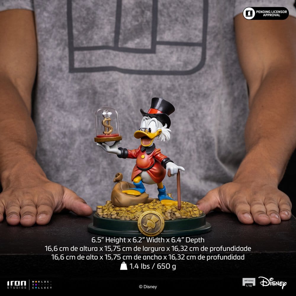 Duck Tales Art Scale Statue 1/10 Uncle Scrooge McDuck 17 cm