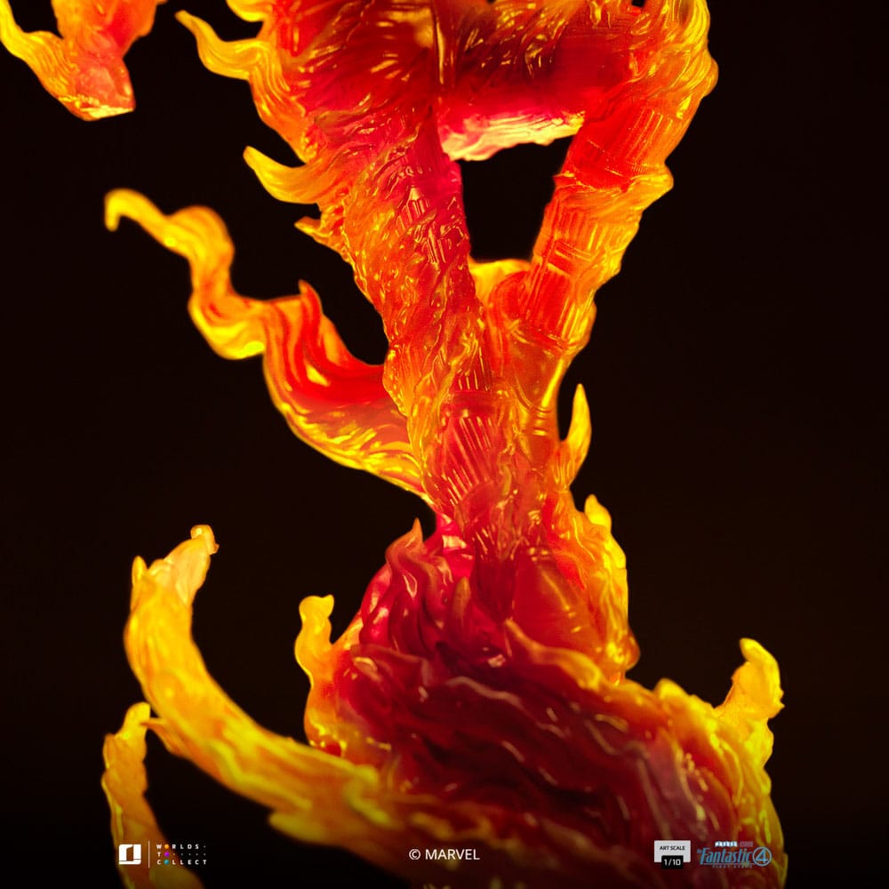 Fantastic Four Art Scale Statue 1/10 Human Torch 30 cm