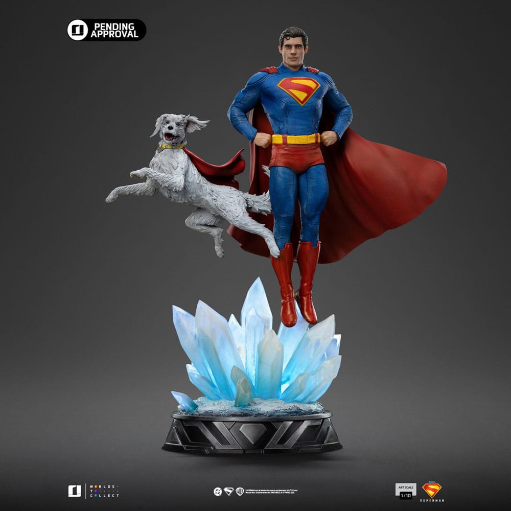 Superman Legacy Art Scale Statue 1/10 Superman & Krypto 32 cm