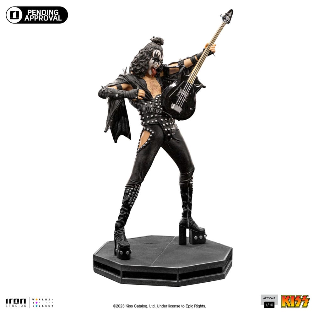 Kiss Art Scale Statue 1/10 Gene Simons Limited Edition 26 cm