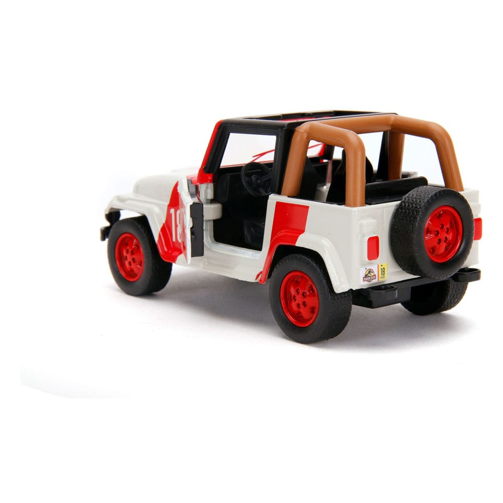 Jurassic World Druckgussmodell 1/32 Jeep Wrangler