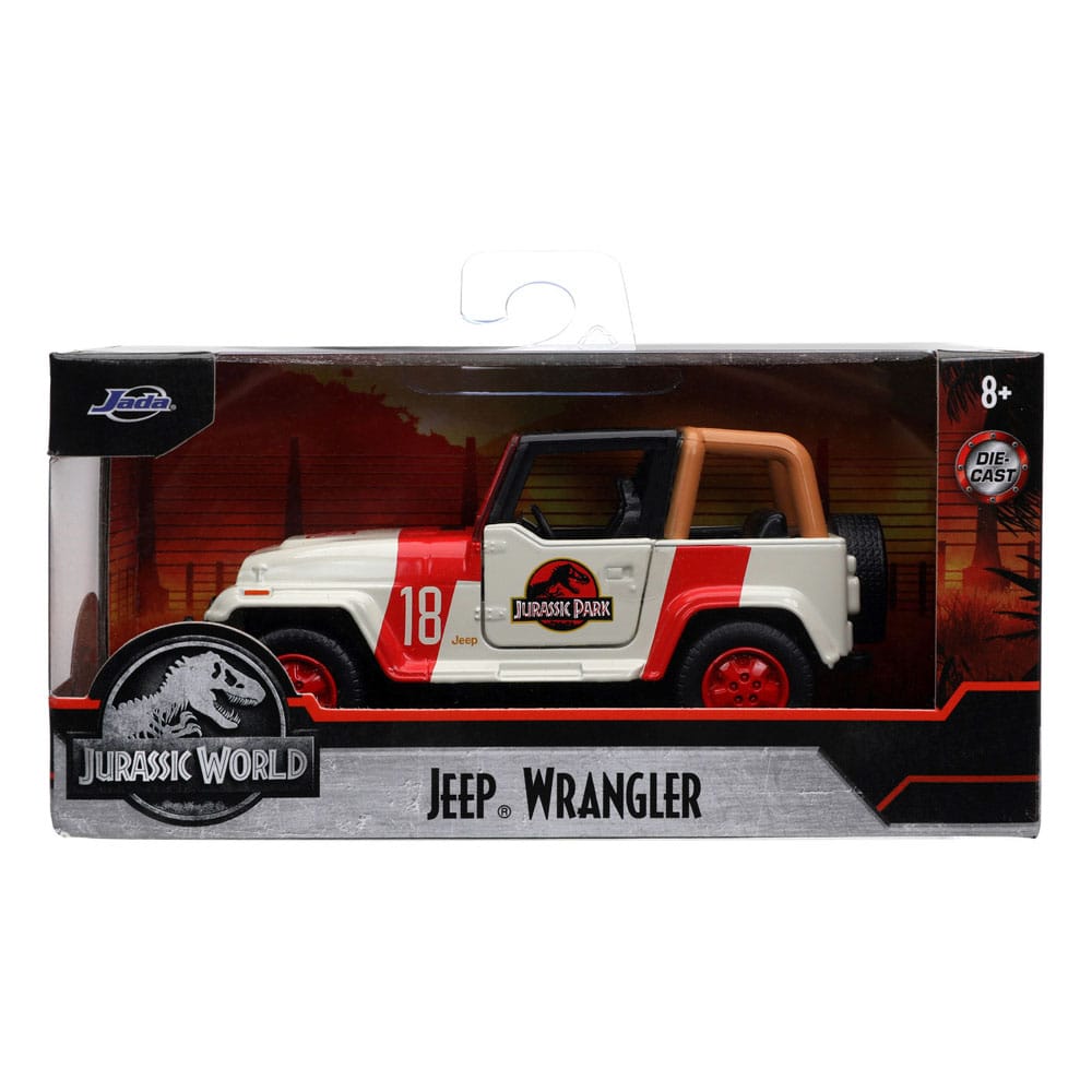 Jurassic World Druckgussmodell 1/32 Jeep Wrangler