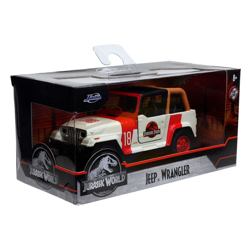 Jurassic World Druckgussmodell 1/32 Jeep Wrangler