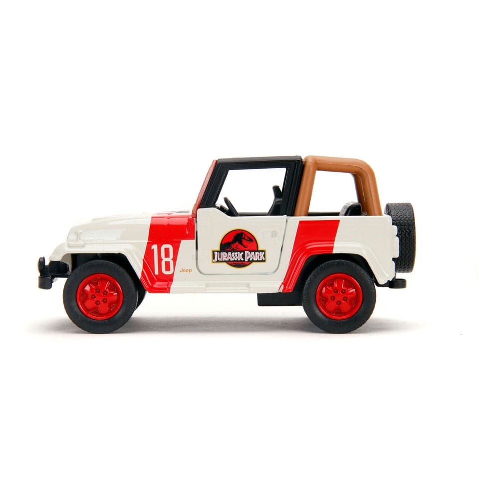 Jurassic World Druckgussmodell 1/32 Jeep Wrangler