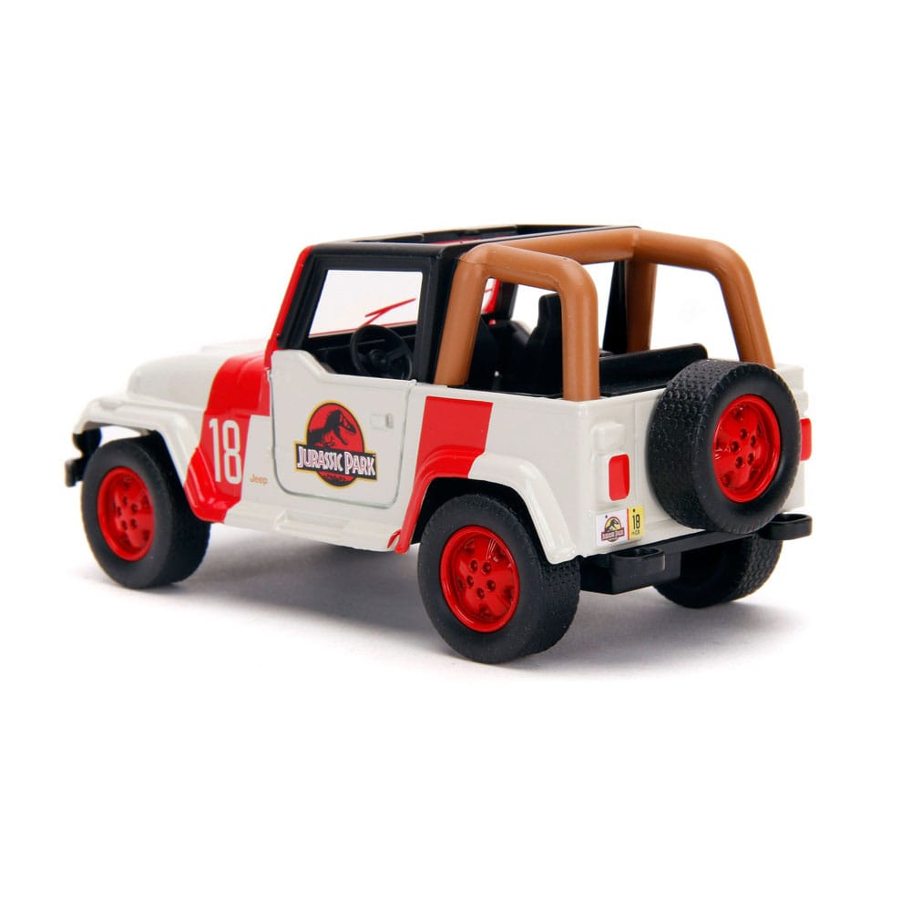 Jurassic World Druckgussmodell 1/32 Jeep Wrangler