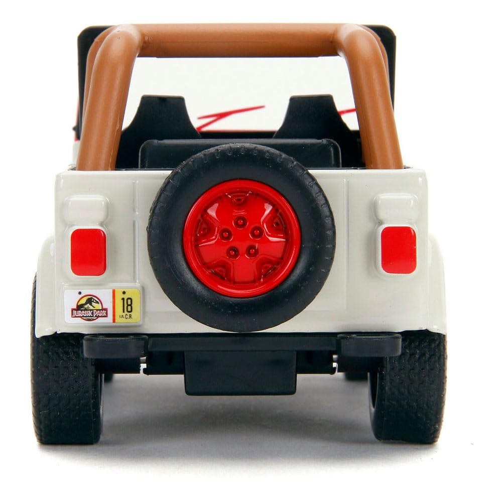 Jurassic World Druckgussmodell 1/32 Jeep Wrangler