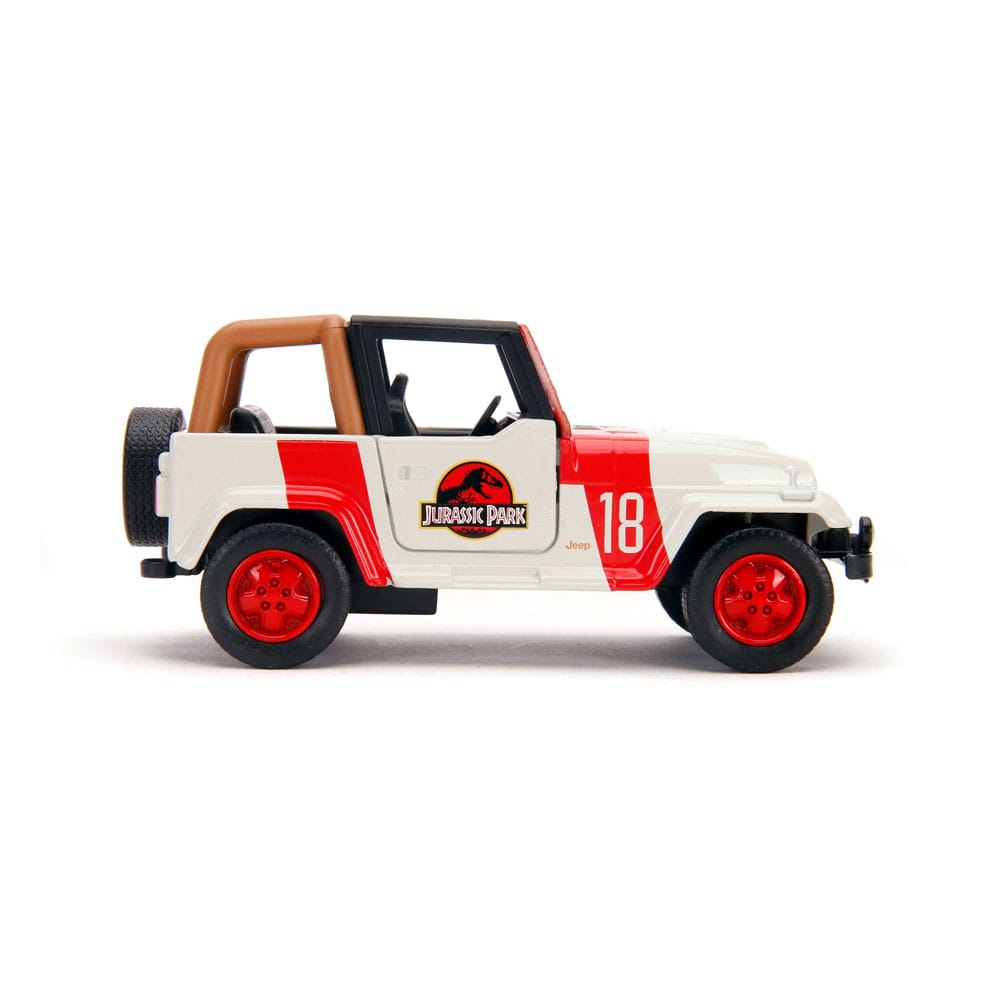 Jurassic World Druckgussmodell 1/32 Jeep Wrangler