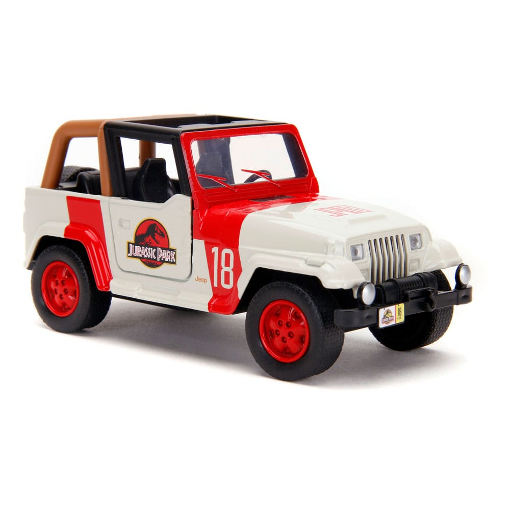 Jurassic World Druckgussmodell 1/32 Jeep Wrangler