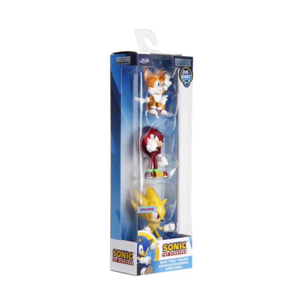 Sonic the Hedgehog Nano Metalfigs Diecast Mini Figures 3-Pack 5 cm