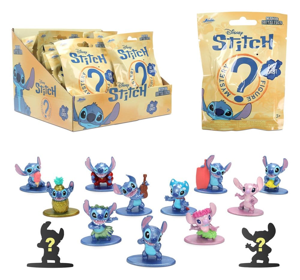 Lilo & Stitch Nanofigs Mini Figures Stitch Blind Box Display (24)