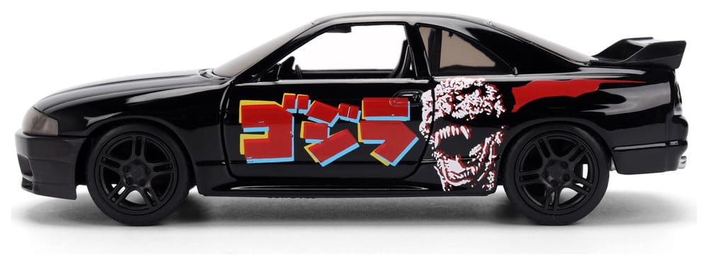 Godzilla Diecast Model 1:32 Nissan Skyline GT-R R33 Assortment (6)
