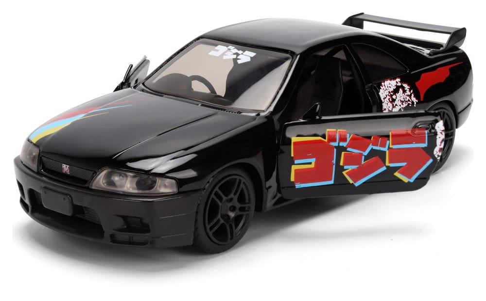 Godzilla Diecast Model 1:32 Nissan Skyline GT-R R33 Assortment (6)
