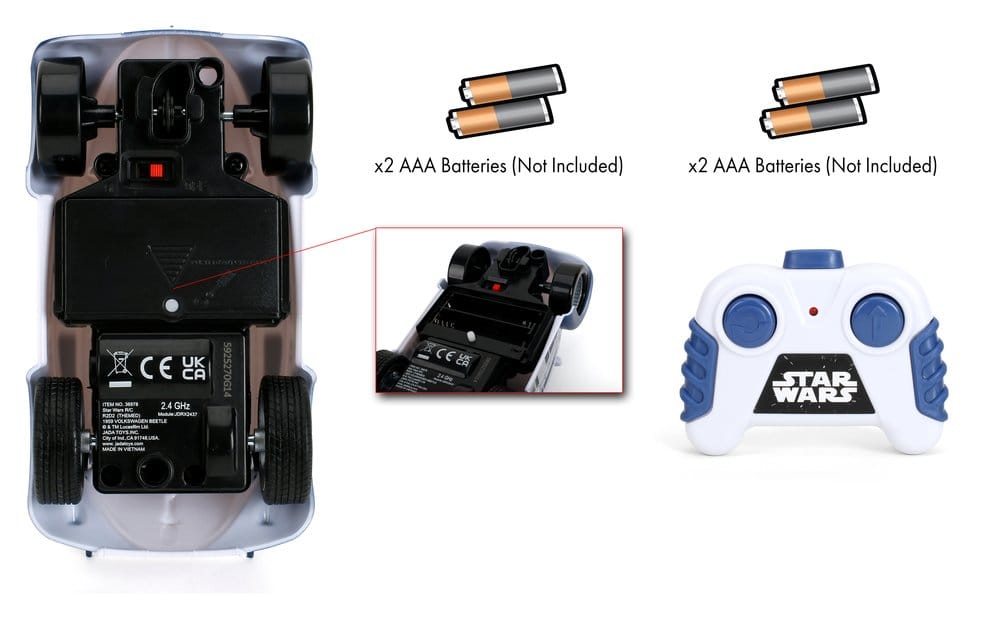 Star Wars RC 1:32 R2-D2 VW Beetle