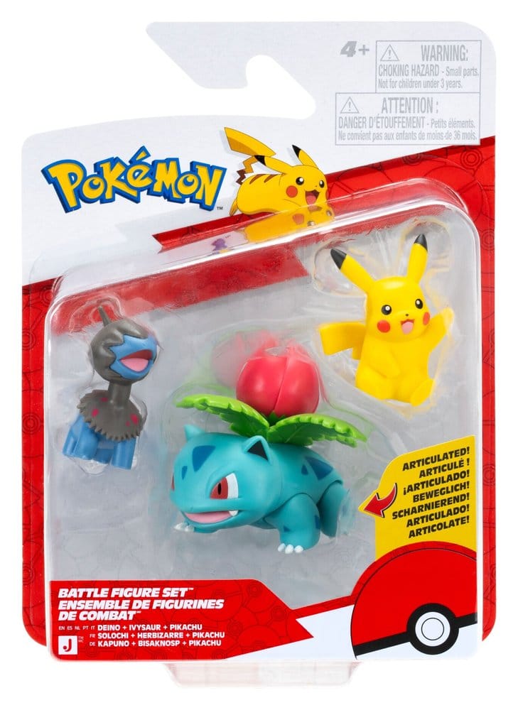 Pokémon Battle Figure Action Figures 3-Pack ver. 29 Assortment (4)