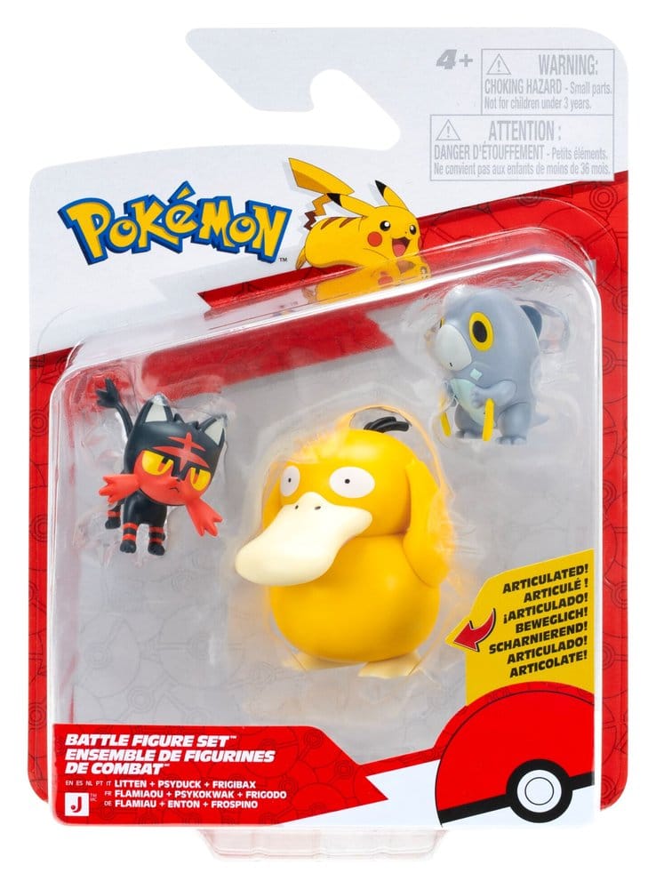 Pokémon Battle Figure Action Figures 3-Pack ver. 29 Assortment (4)
