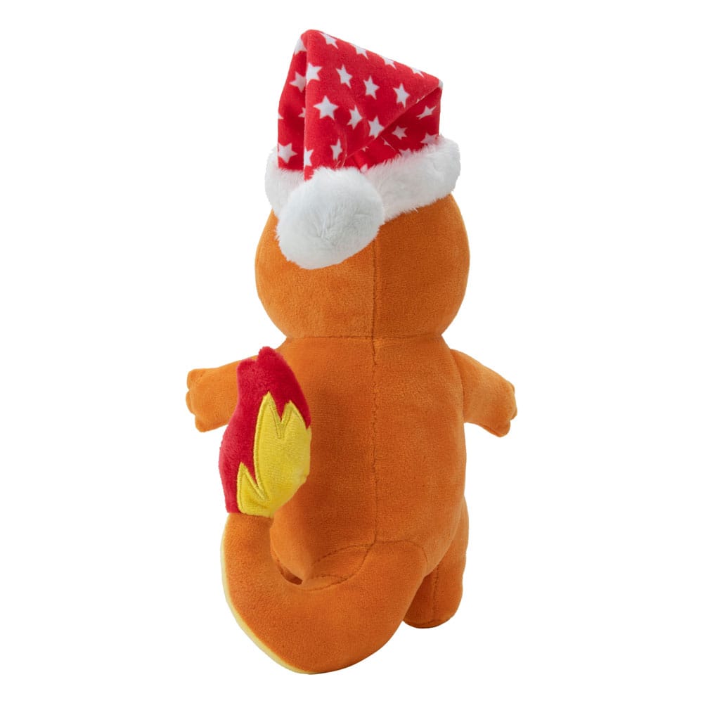 Pokémon Plüschfigur Winter Charmander mit Weihnachtsmütze 20 cm