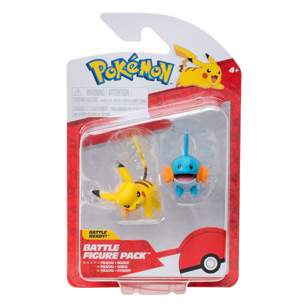 Pokémon First Partner Battle Figurenset, 2er-Pack, Mudkip &amp; Pikachu #4