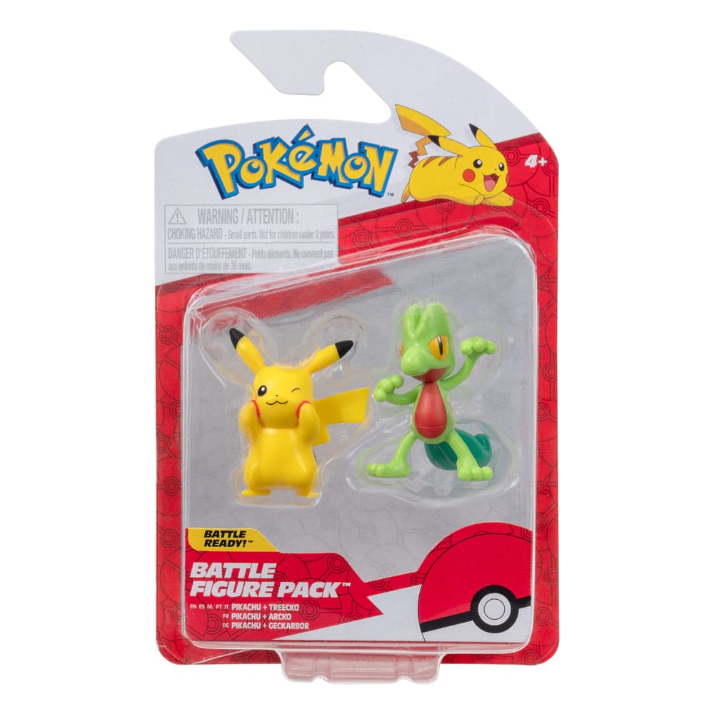 Pokémon First Partner Battle Figurenset, 2er-Pack Treecko &amp; Pikachu #8