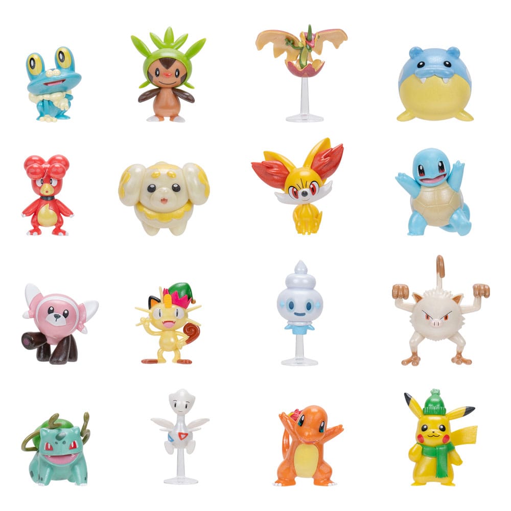 Pokémon Battle Figures Advent Calendar Holiday 2024 *Version DE/FR/NL*