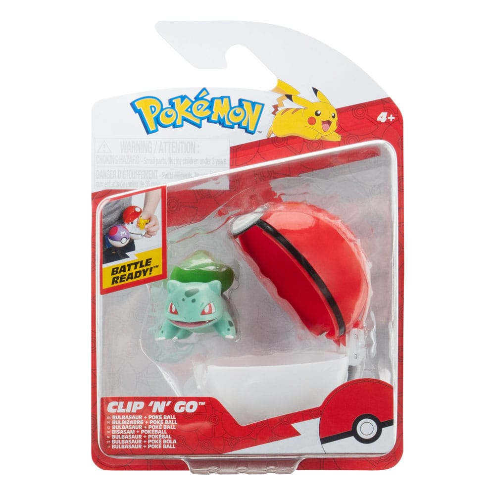 Pokémon Clip'n'Go Pokébälle Bulbasaur #1 &amp; Pokéball