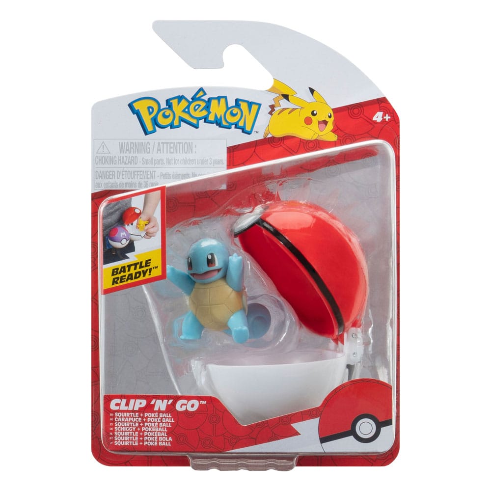 Pokémon Clip'n'Go Pokébälle Squirtle #3 &amp; Pokéball