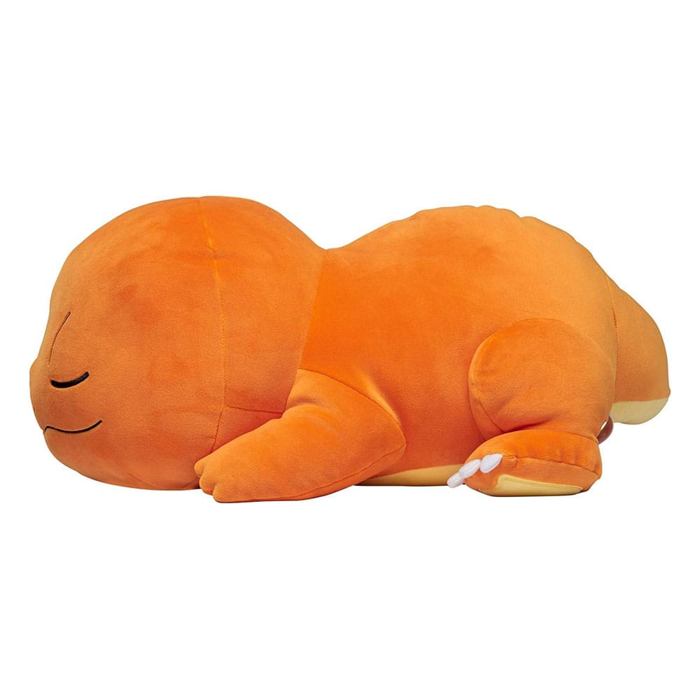 Schlafende Pokémon-Plüschfigur Glumanda, 45 cm