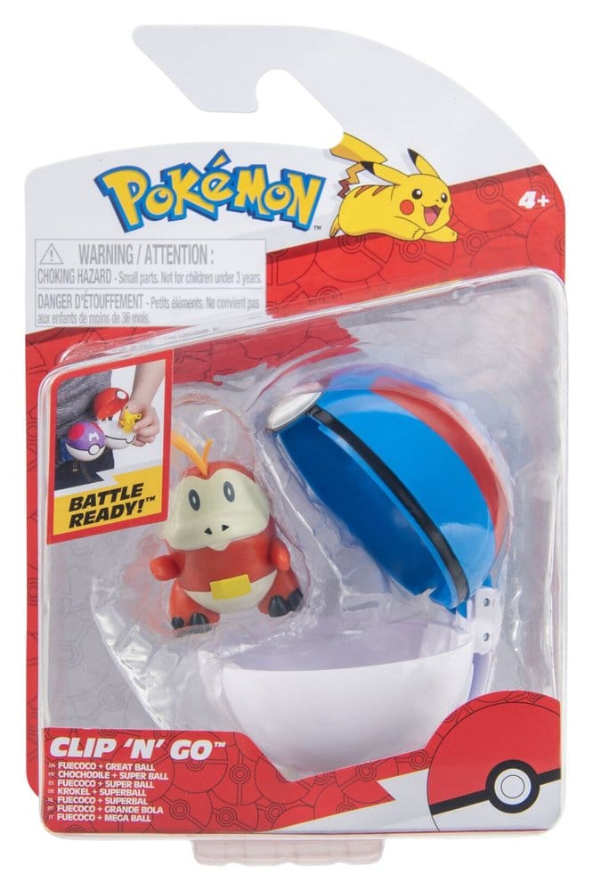 Pokémon Clip 'n' Go Fuecoco & Great Ball