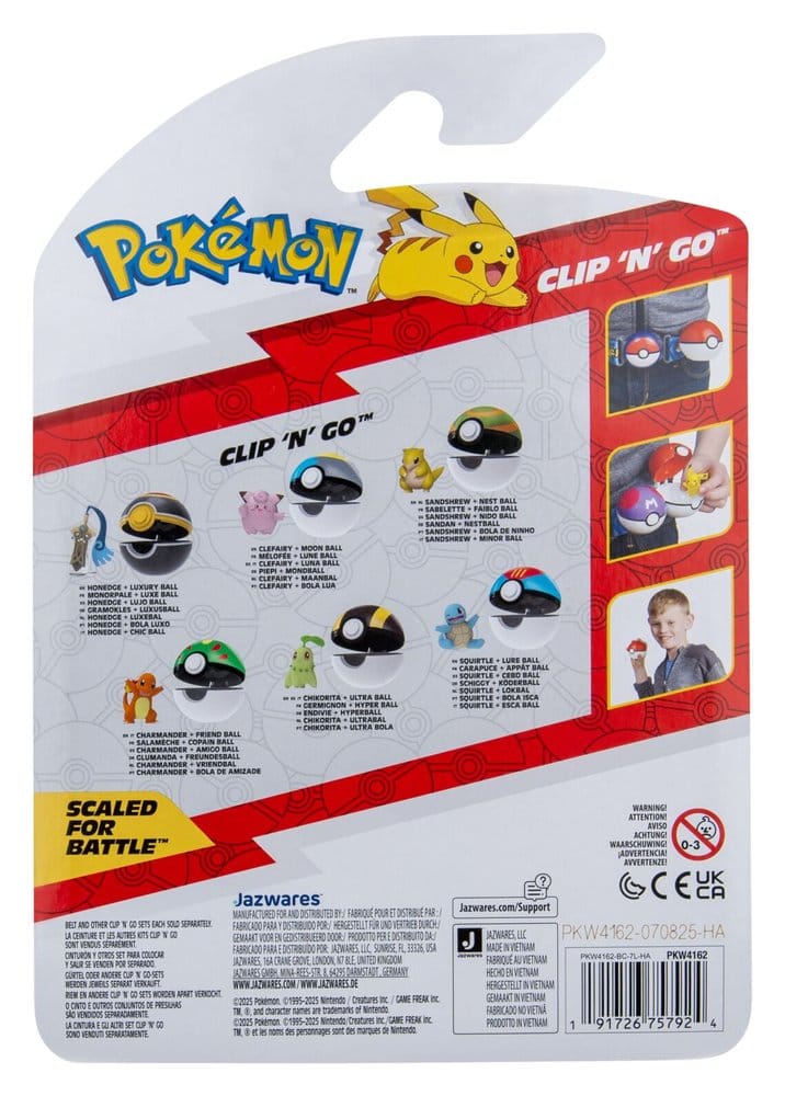 Pokémon Clip 'n' Go Action Figure Charmander & Friend Ball