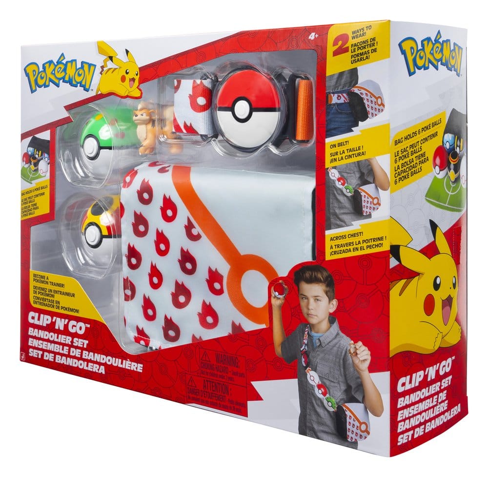 Pokémon Clip 'n' Go Bandolier Set Growlithe