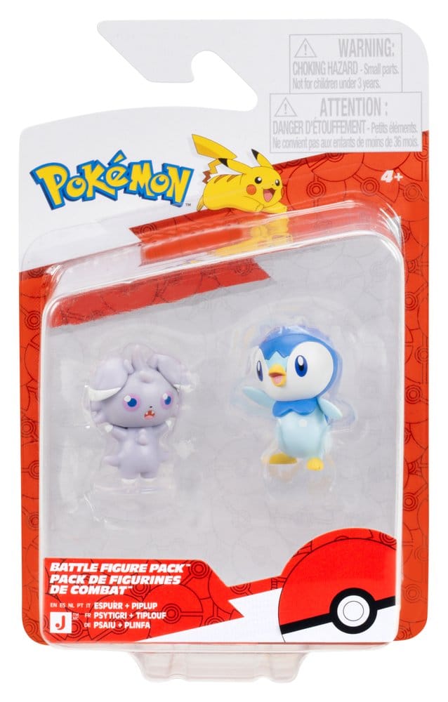 Pokémon Battle Figure 2-Pack Espurr & Piplup