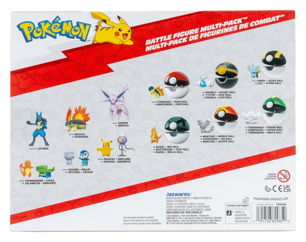 Pokémon Battle Figure 6-Pack