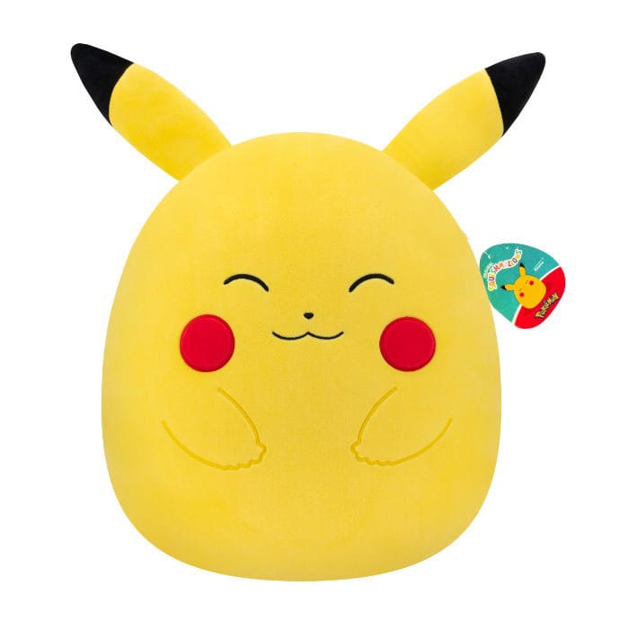 Pokémon Squishmallows Plush Figure Happy Pikachu 35 cm