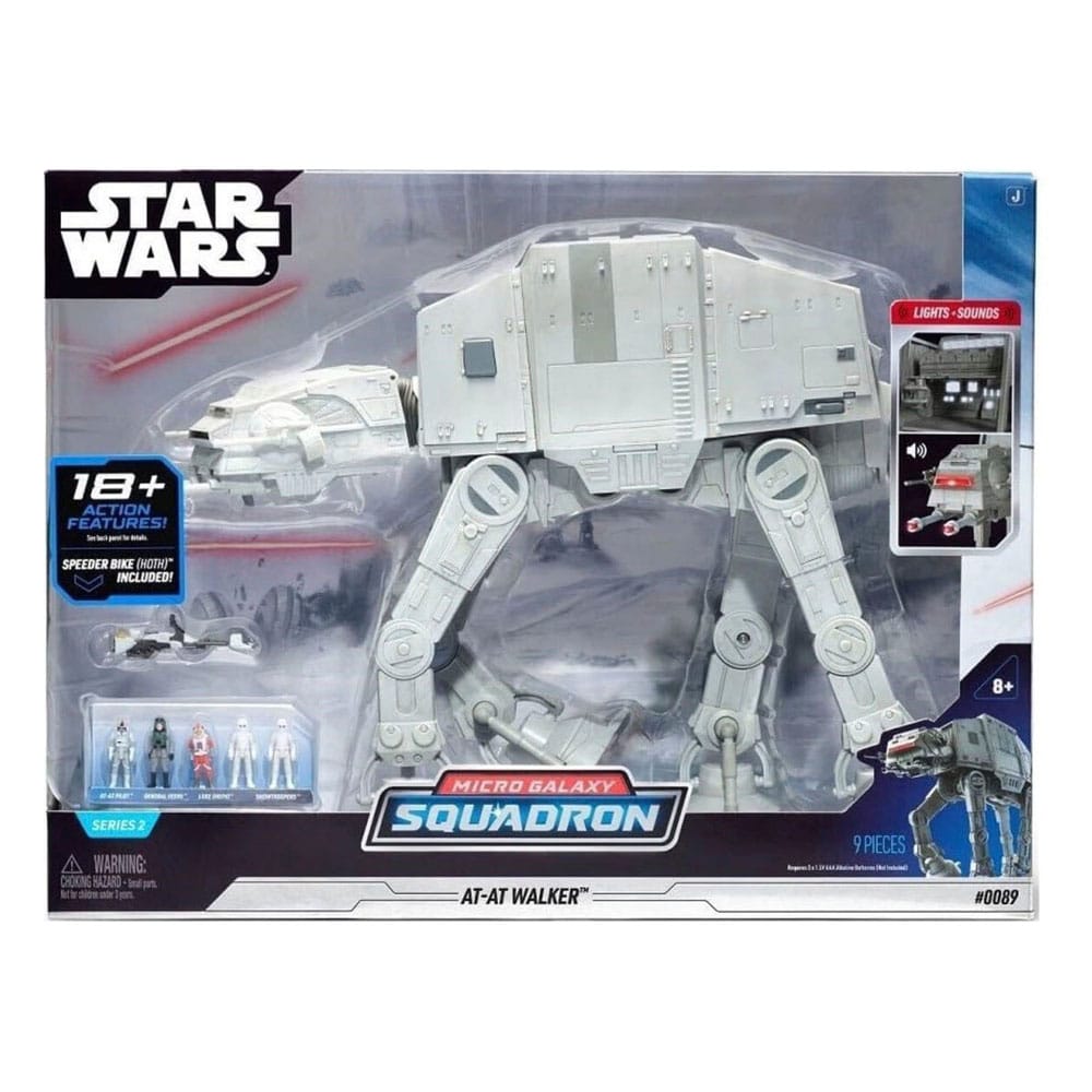 Star Wars Micro Galaxy Squadron Feature Vehicle mit Figuren Assault Class AT-AT 24 cm