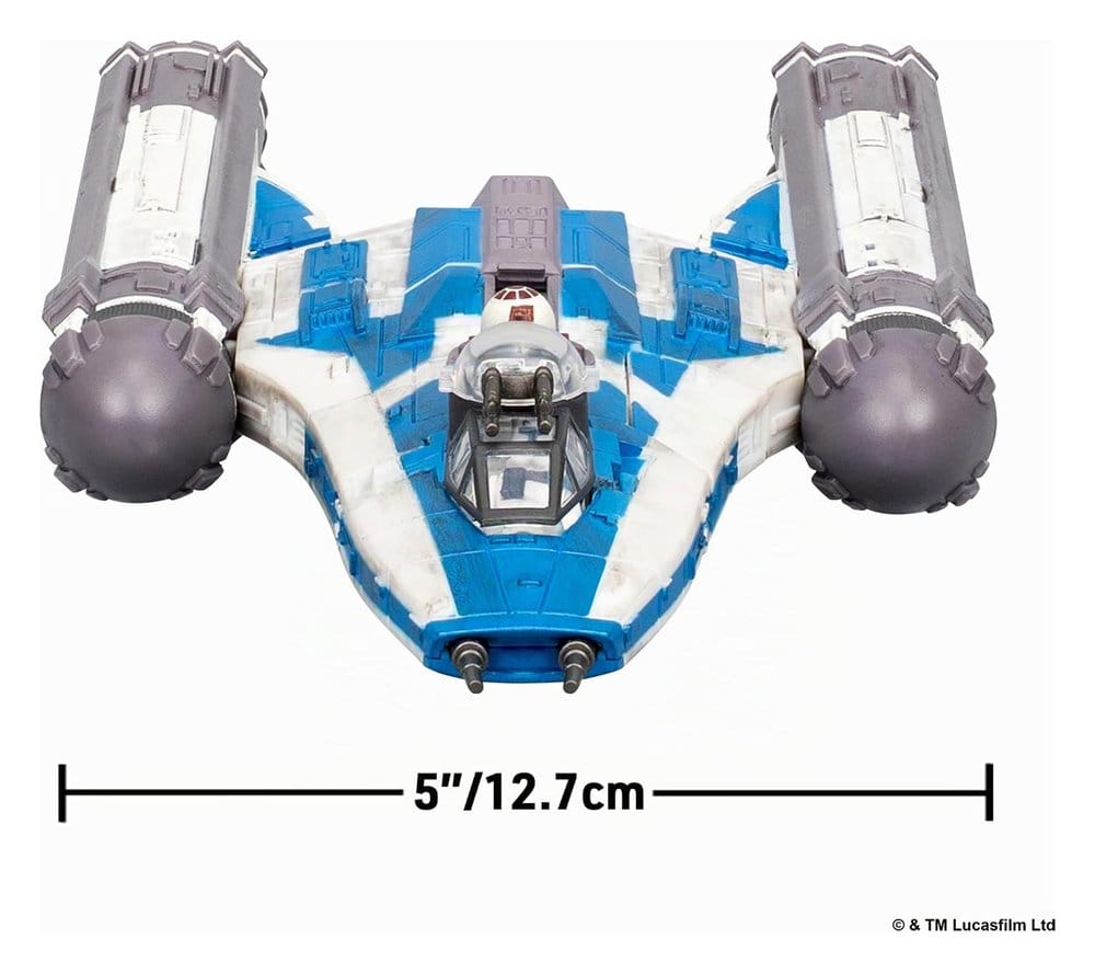 Star Wars Medium Vehicle BTL-B Y-wing Starfighter with Clone Captain Rex 13 cm