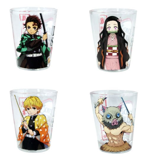 Demon Slayer Shot Glasses 4-Pack Group 59 ml