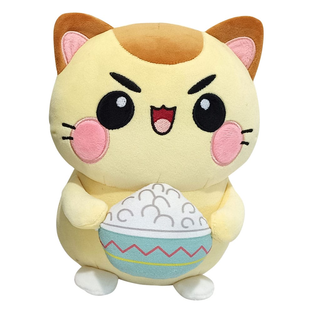 Funny Cat Plush Figure Cat with Rice 25 cm