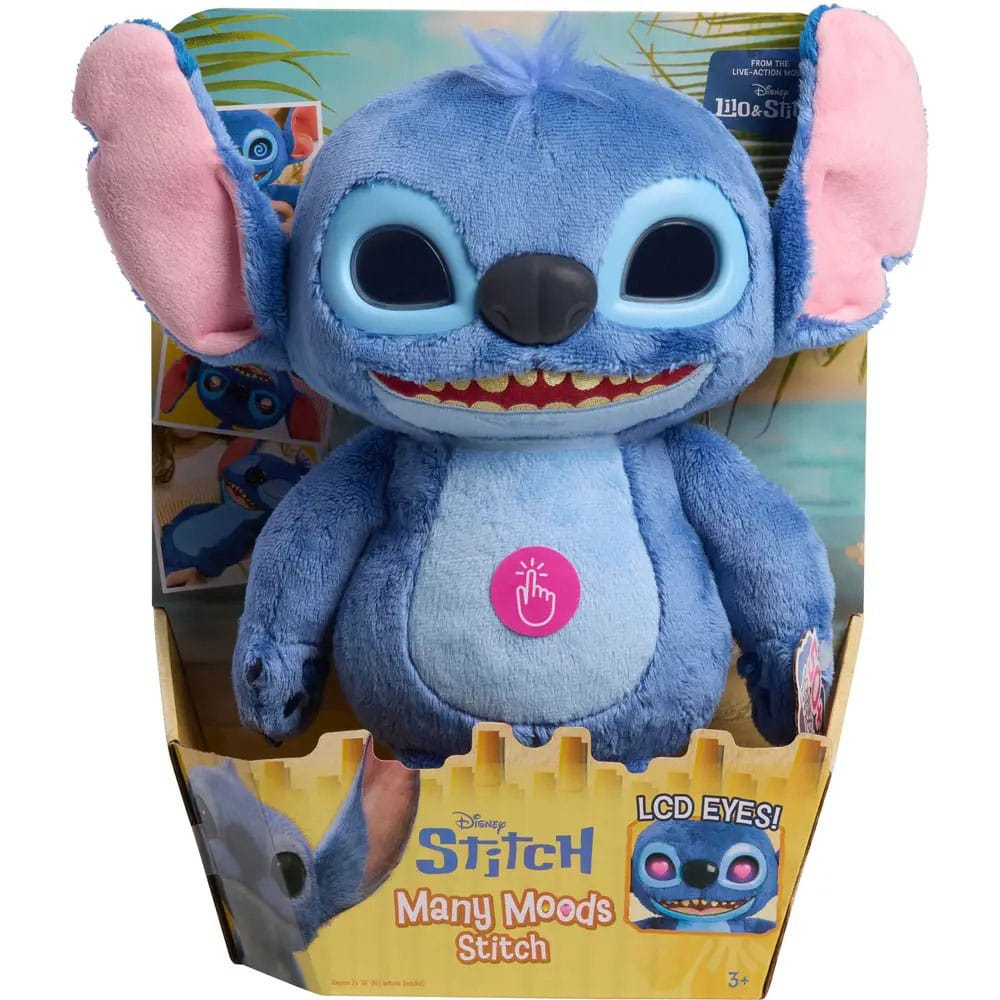 Lilo & Stitch Plush Figure with LCD Visual Effects and Sounds The Many Moods of Stitch 36 cm
