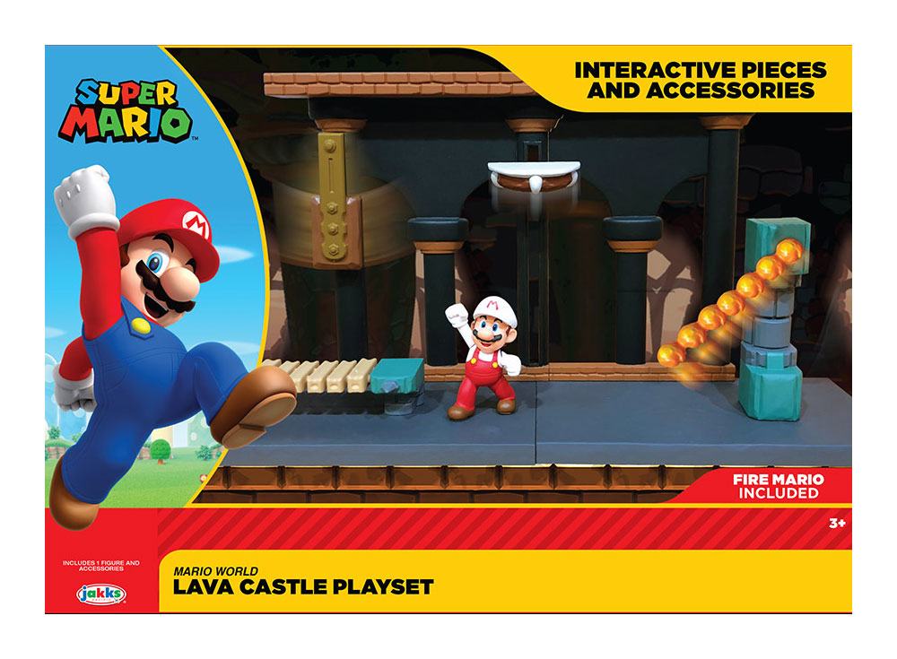 World of Nintendo Super Mario Spielset Lava Castle
