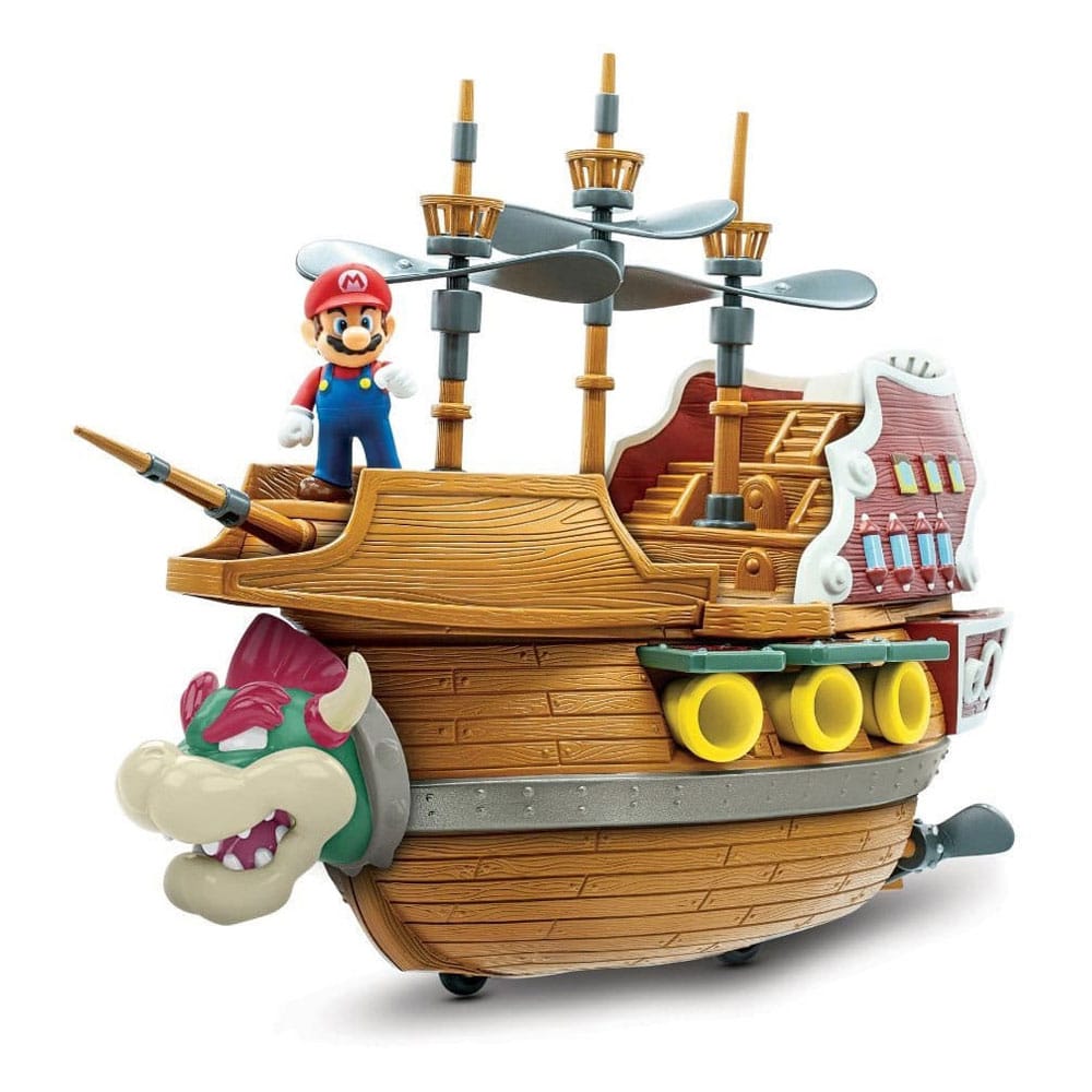 World of Nintendo Super Mario Spielset Bowser's Airship Deluxe