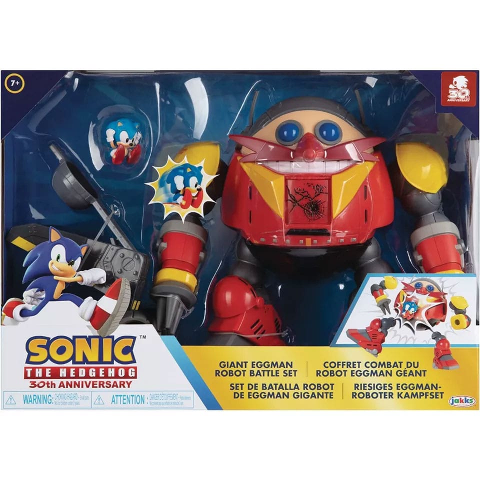 Sonic – The Hedgehog Playset Riesiges Eggman-Roboter-Kampfset