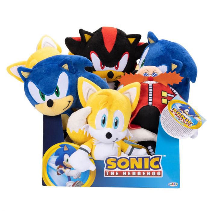 Sonic - The Hedgehog Plüschfiguren Wave 10 23 cm Sortiment (8)