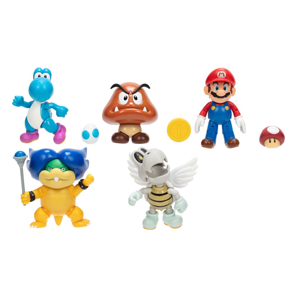 World of Nintendo Mini Figure Super Mario Wave 42 10 cm Assortment (6)