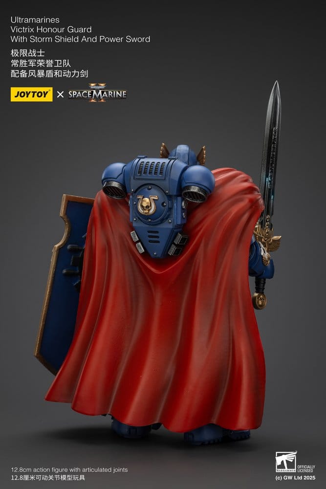 Warhammer 40k Action Figure Ultramarines Victrix Honour Guard with Storm Shield And Power Sword 20 cm