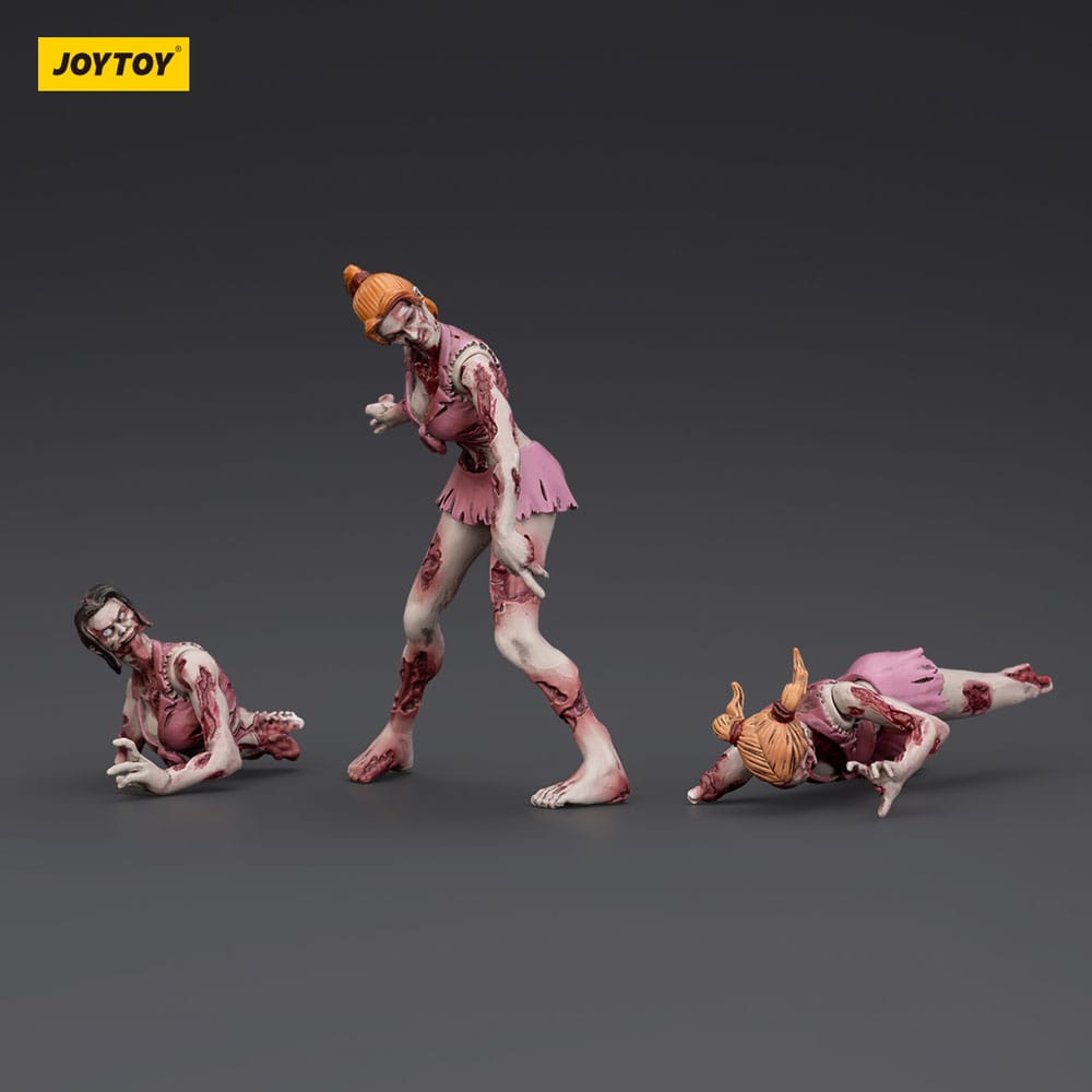 Zombie Dark Source Action Figures 3-Pack Cheerleaders 8 cm