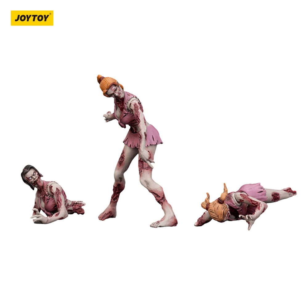 Zombie Dark Source Action Figures 3-Pack Cheerleaders 8 cm